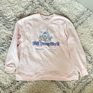 Stoney Clover Lane 2024 Walt Disney World Cinderella Castle Sweatshirt Pink